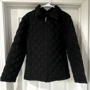 UNLISTED Kennith Cole Quilted Jacket Black Womens XL EUC